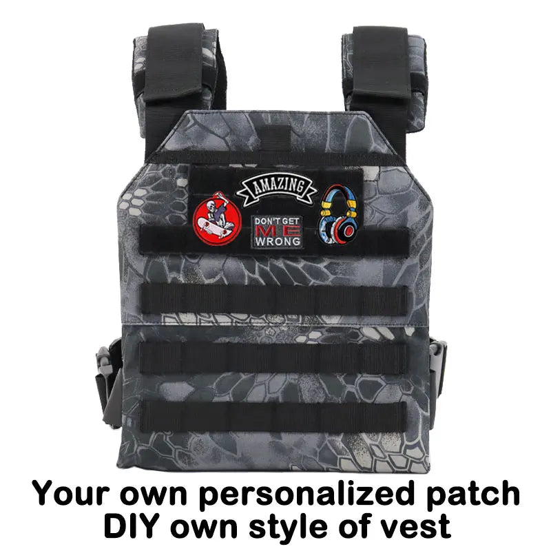 Custom 8.75lbs Workout Strength Training Weighted Plate Carrier Running Adjustable Weight