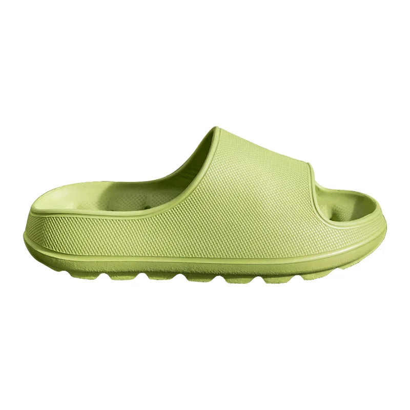 Summer Women'S Cloud-Soft EVA Thick Bottom Hollow Slippers Bath Waterproof Non-Slip Quick