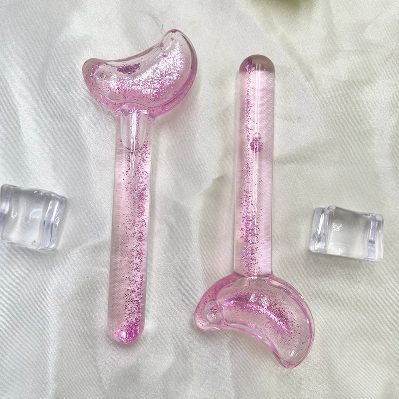 Ice Globe Facial Roller Massage Beauty Care Moon Shape Cooling Energy Ice Ball Facial
