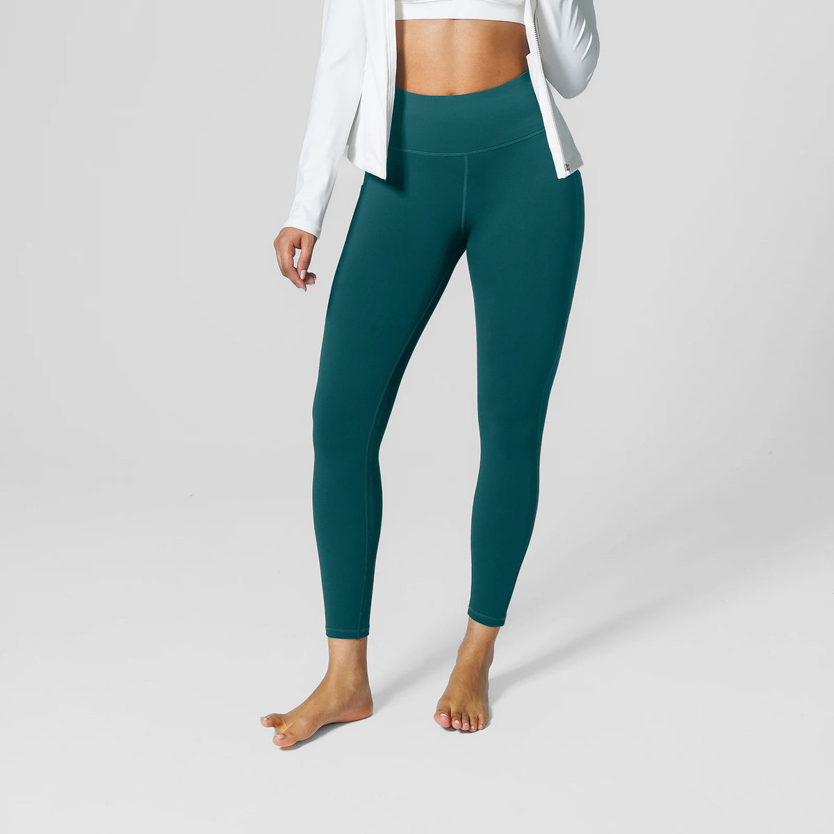 Vractive Custom Pants High Rise Side Pockets Fleece Lined Breathable Waist Gym Leggings