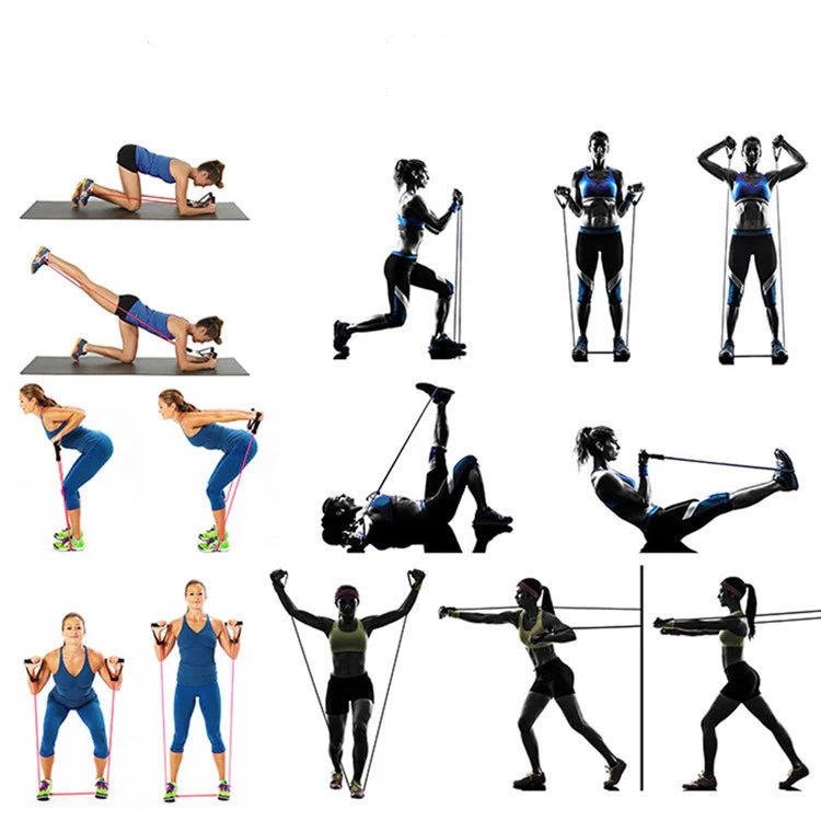 Fitness Exercise Gym Set Resistance Band