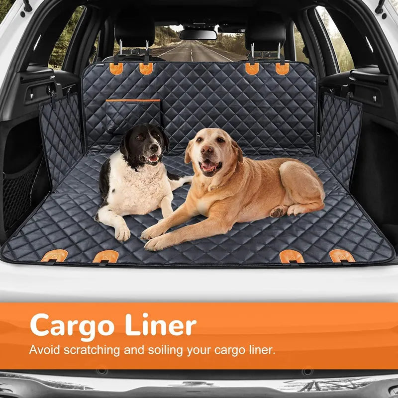 Pet Car Seat Cover for Back Seat Waterproof Dog Hammock for Cars SUVs Trucks Durable Car