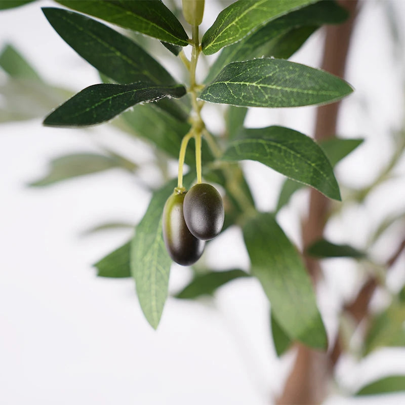 150cm Artificial Olive Tree with Pot Detachable Plant UV Resistant Durable Eco-Friendly