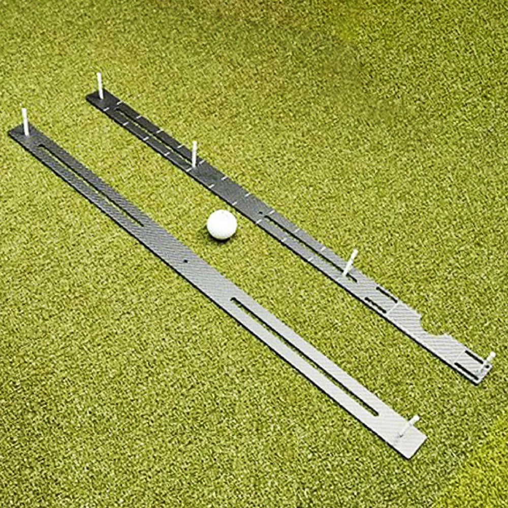 SwingPerfect Golf Carbon Fiber Dual Rail Swing Path Trainer