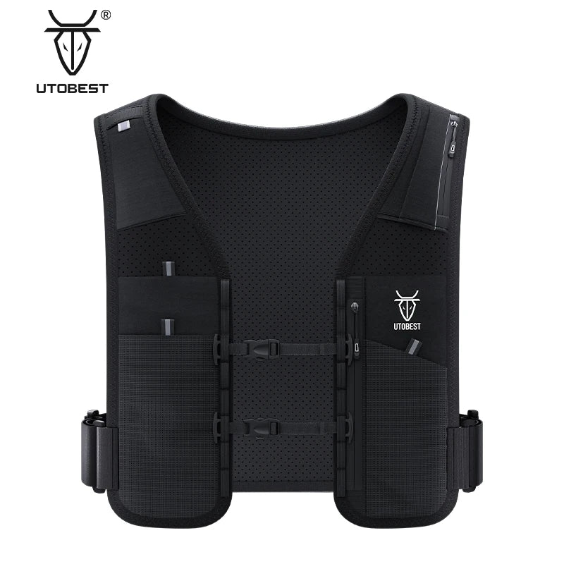 Ready Stock Clearance Fashion Nylon Waterproof LED Hydration Backpack For Trail Running