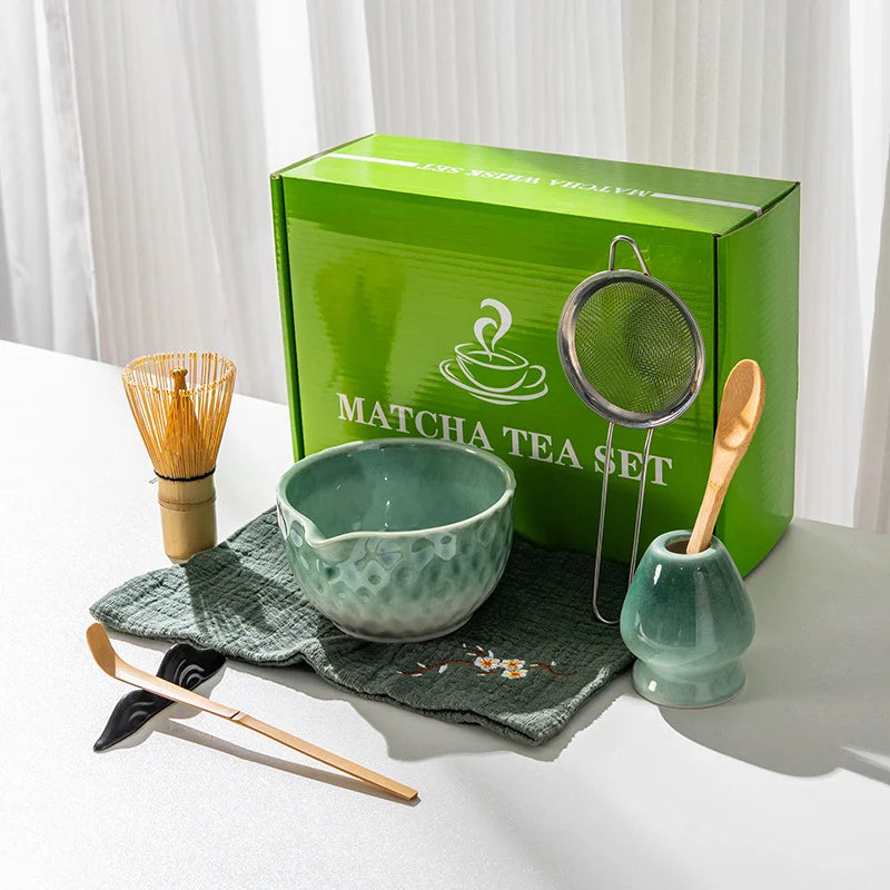Ceramic Matcha Whisk Set Lightweight Matcha Tool Kit