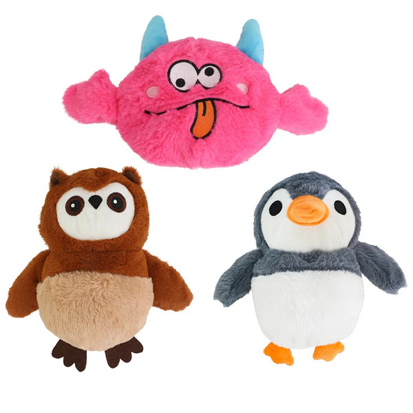 Electric Moving Squeaky Plush Pet Toy USB Charging Dog Cat Interactive Play Toy