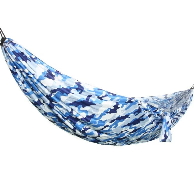 Customized Color Double Polyester Photo Printing Camping Hammock 275*145cm For Children