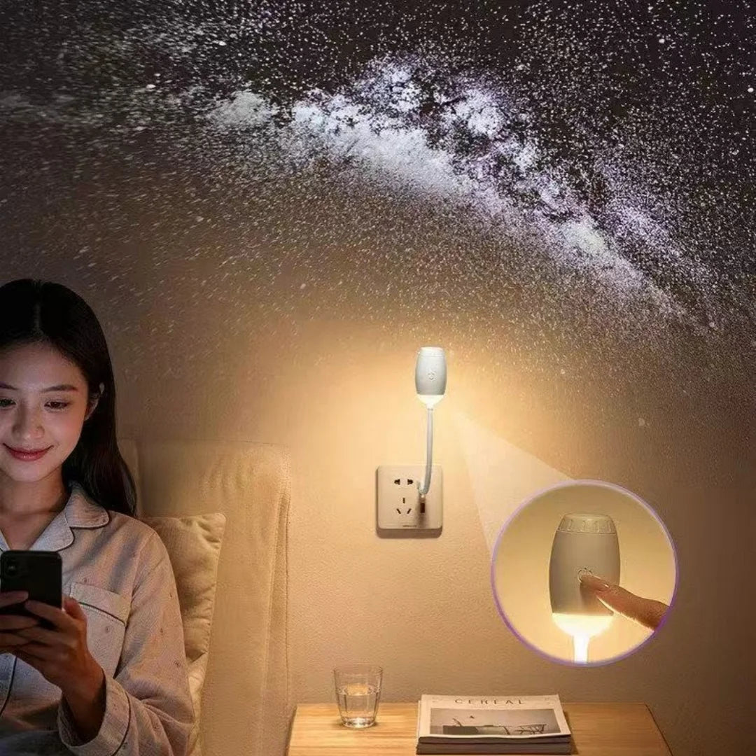 New USB Mini Galaxy Projector Night Light Astronaut Star Nebula Atmosphere Light Home
