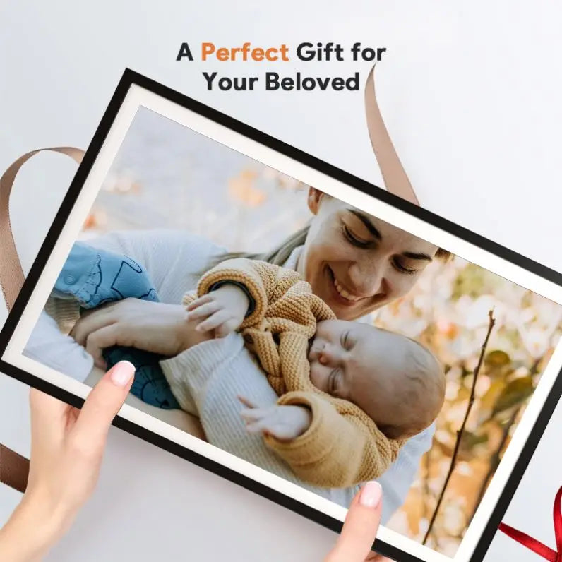 Wall Mountable 15.6 Inch Digital Photo Frame with IPS LCD Display Auto Slideshow & WiFi