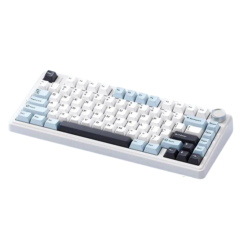 F75 75% Customized Mechanical Keyboard Full Key Hot Swap 2.4 Wireless Three Mode Keyboard
