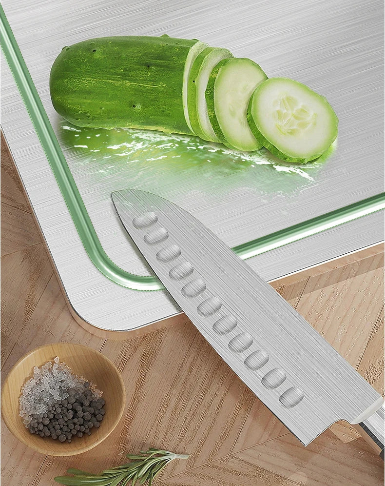 Household Pure Titanium Chopping Board Customized Antibacterial Double Sided Kitchen