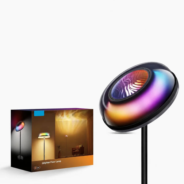 Smart RGBIC Corner Floor Lamp 180cm 3 Zone LED Standing Light with App Remote Control