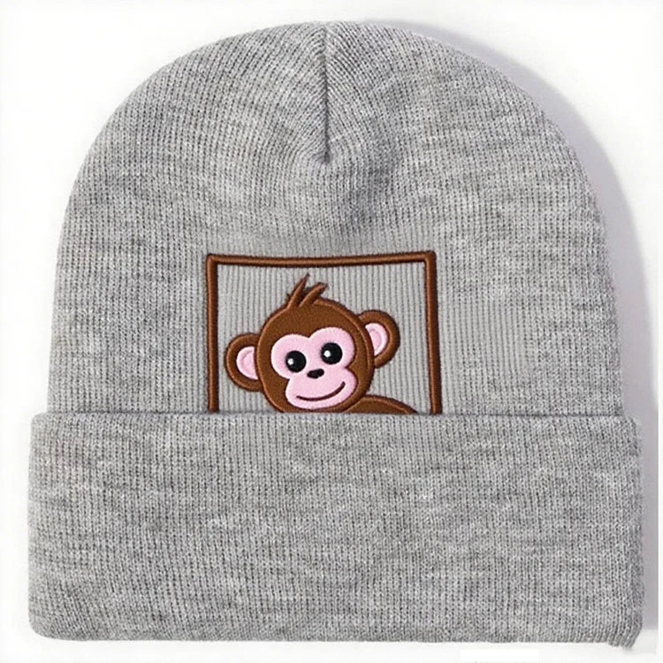 Custom Classic Knitted Jacquard Pattern Beanie Unique Pattern Winter Hat