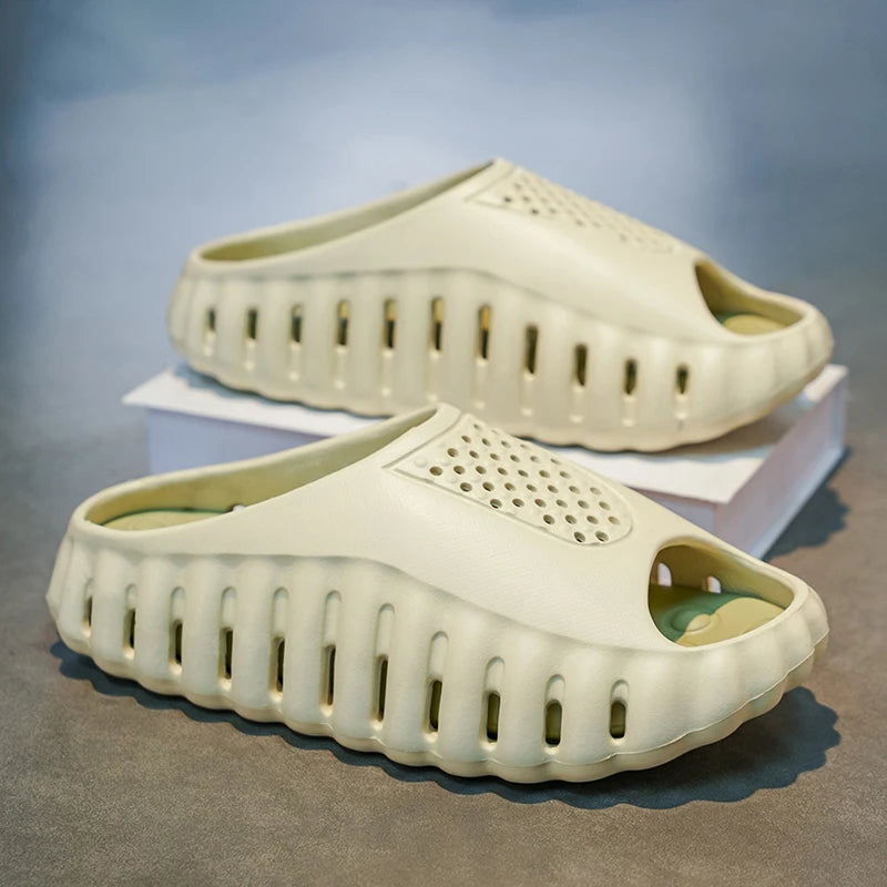 Unisex Eva Cloud Slides Pillow Slippers Non Slip Breathable Indoor Outdoor Beach Shower