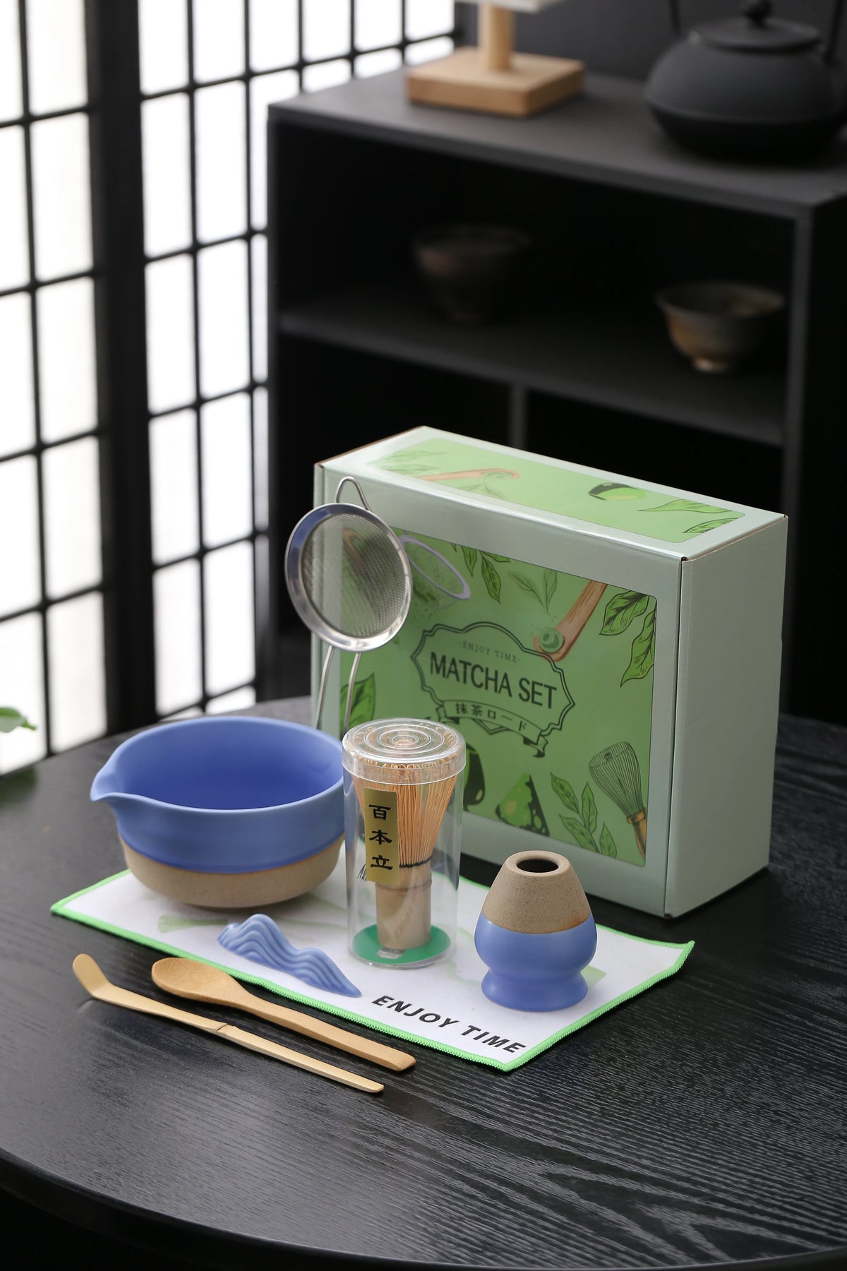 4 to 7 PCS Matcha Bowl Ceremony Accessory Japanese Tea Matcha Organic Bamboo Whisk Chasen