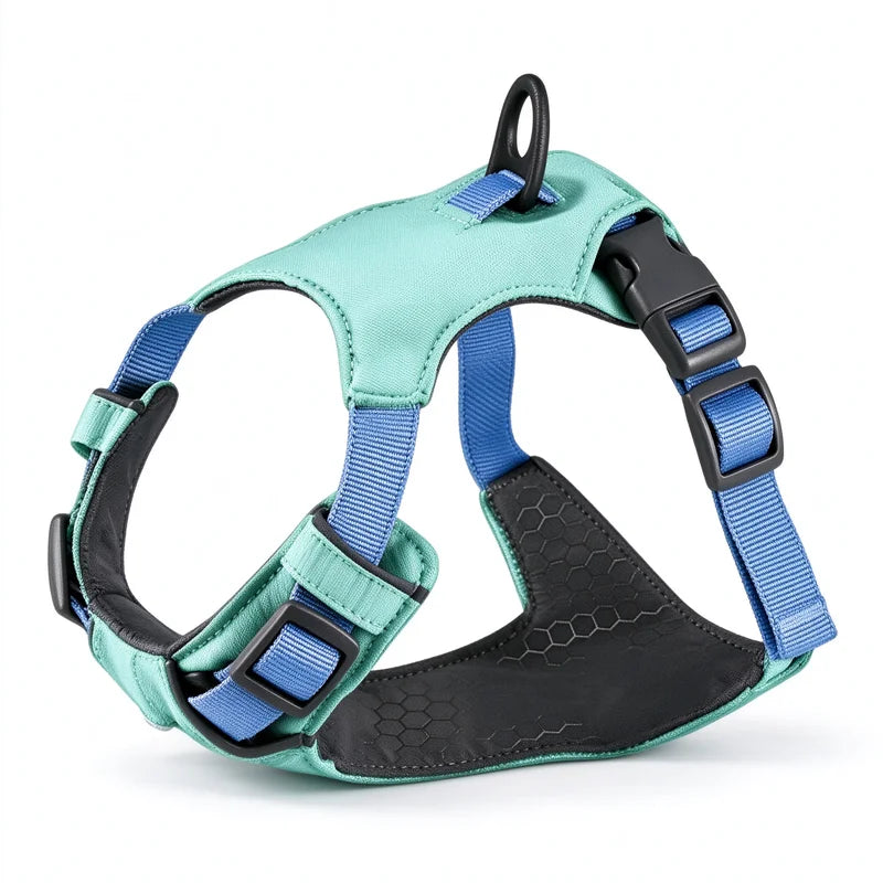 Lightweight Polyester Adjustable Reflective No-Pull Dog Harness for Medium & Large Dogs