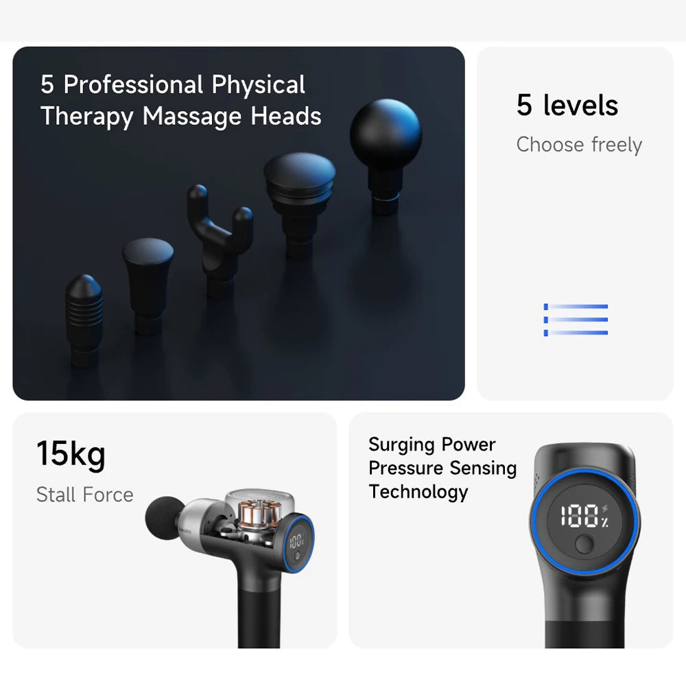 Beoka Body Massager Powerful Gym Sports Custom Deep Tissue Muscle Massage Gun