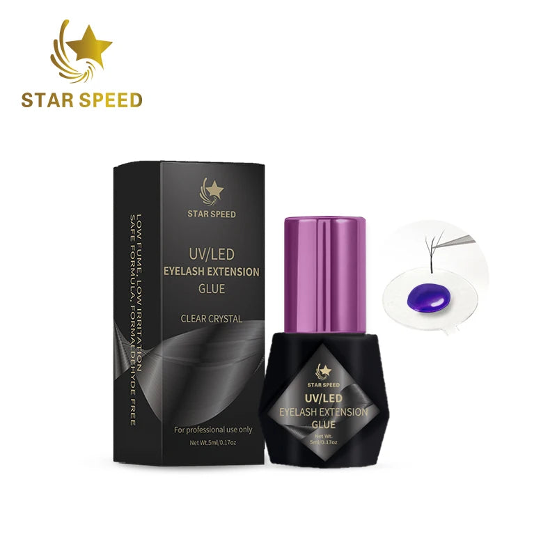 Star Speed Microwave UV LED Lash Extension Fast Dry Hypoallergenic Strong Long Lasting UV