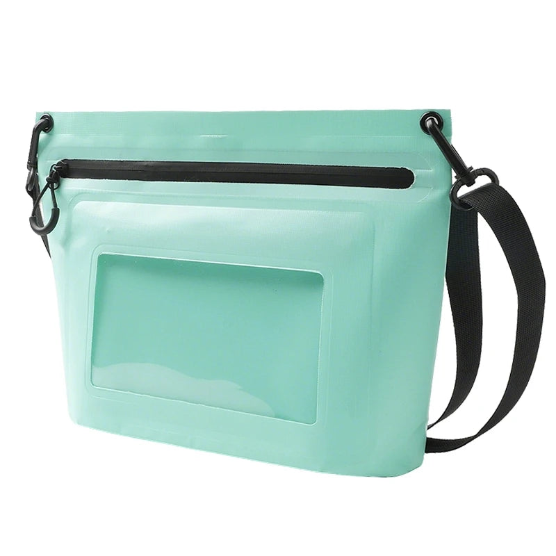 Portable Waterproof PVC Dry Bag Airtight Zipper Fashion Style Outdoor Survival Phone