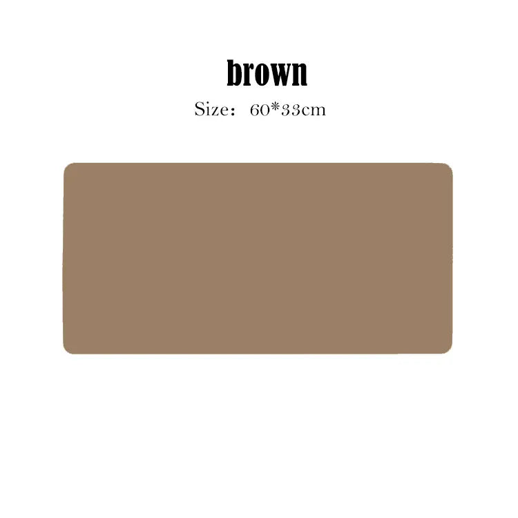 Double Sided Large Leather Waterproof Non-Slip Desk Pad Gaming Mouse Pad for Office Home