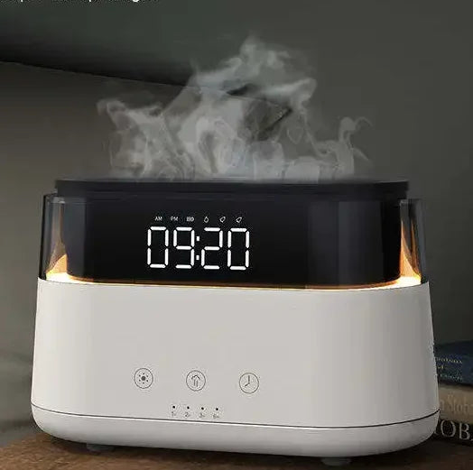 Smart Flame Effect Diffuser Humidifier Quiet Multifunctional Aroma Diffuser Aromatherapy
