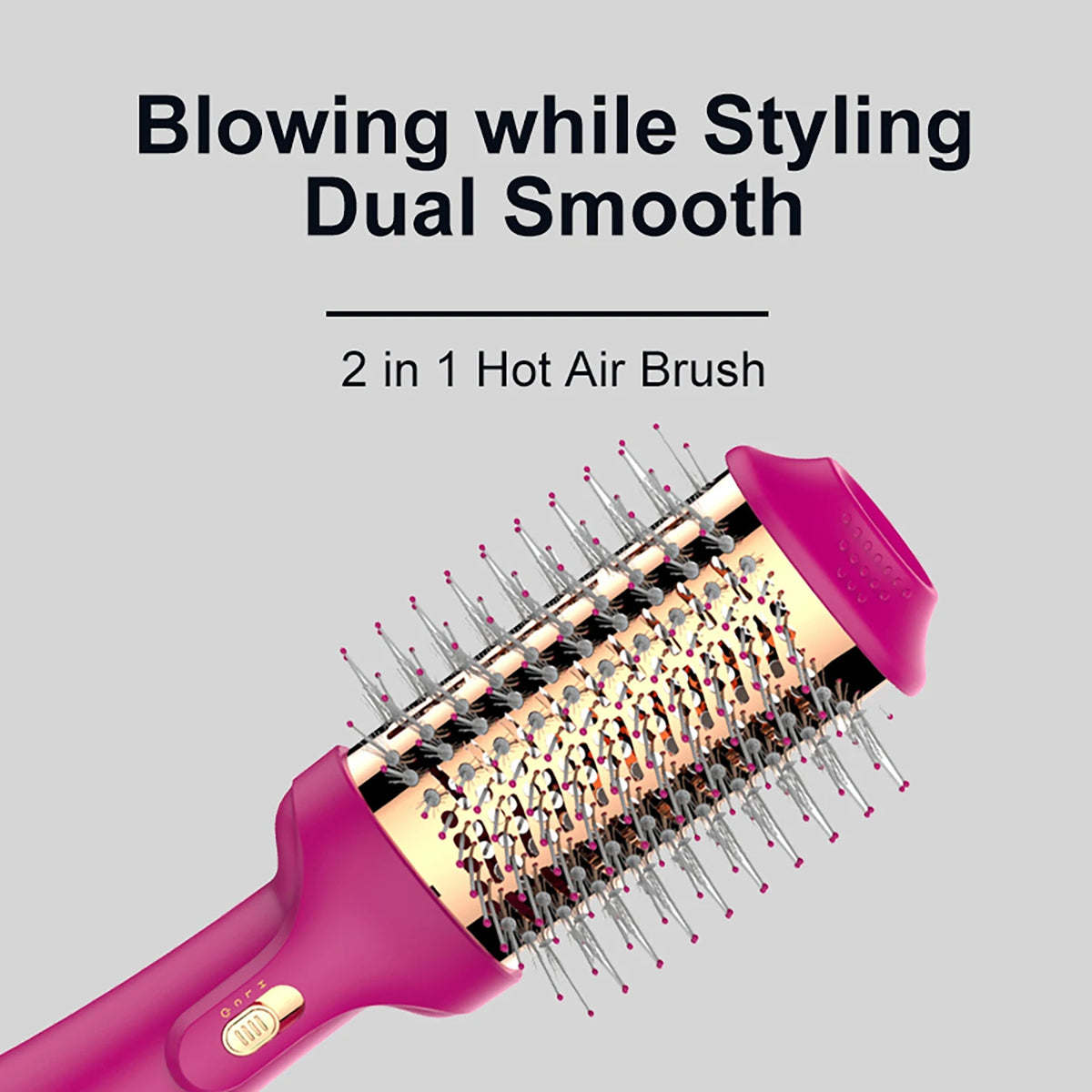 Professional Hot Ceramic 3 In 1 One Step Blow Hair Dryer Straightener And Styler Rotary