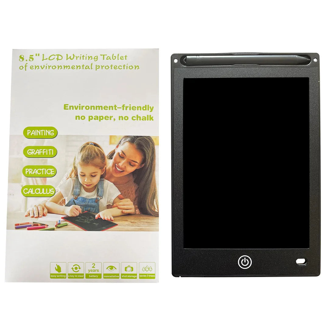 8.5 Inch 10 Inch 12 Inch LCD Writing Board Memo Pads Style Children'S Digital Electronic