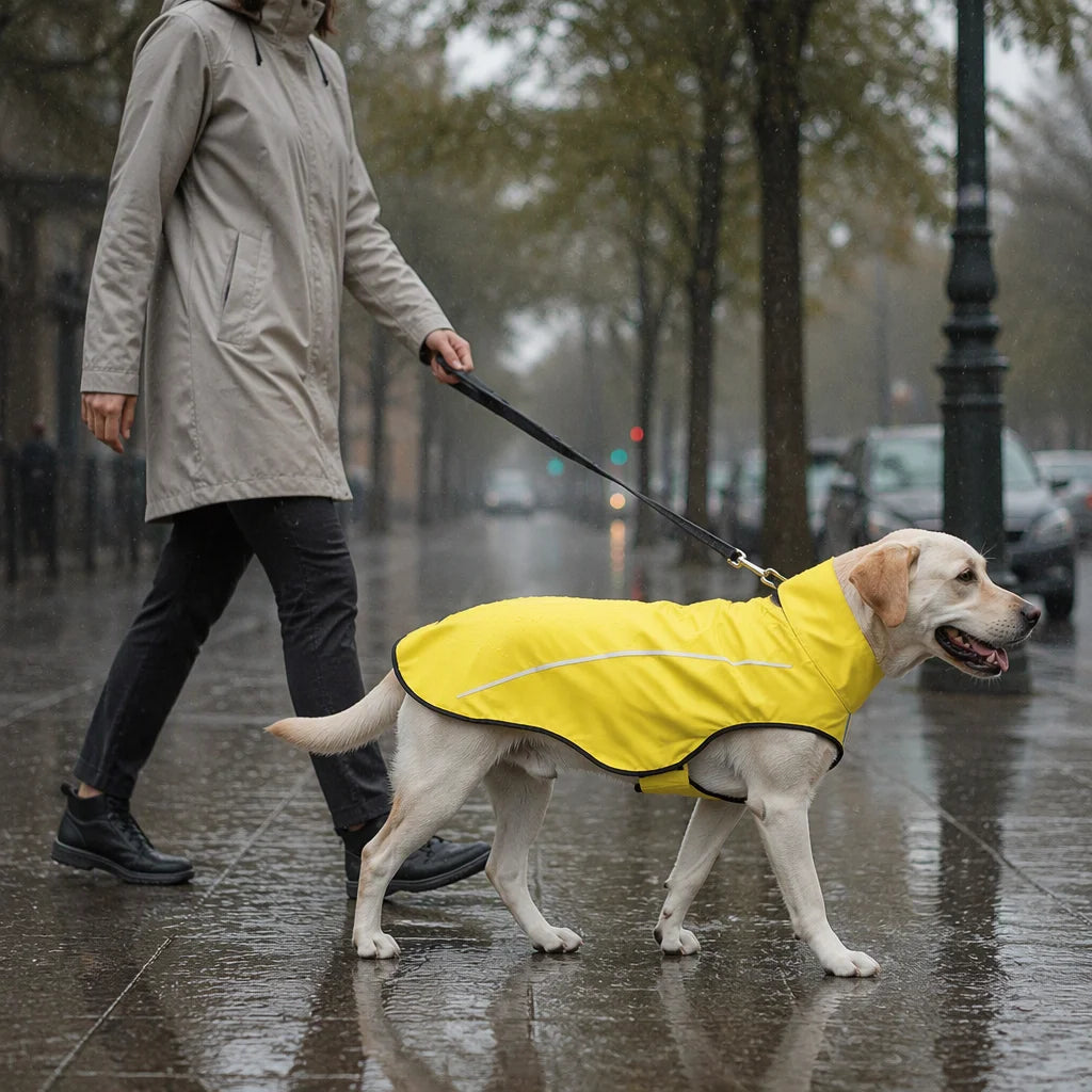 Lightweight Polyester Pet Rain Jacket for All Seasons