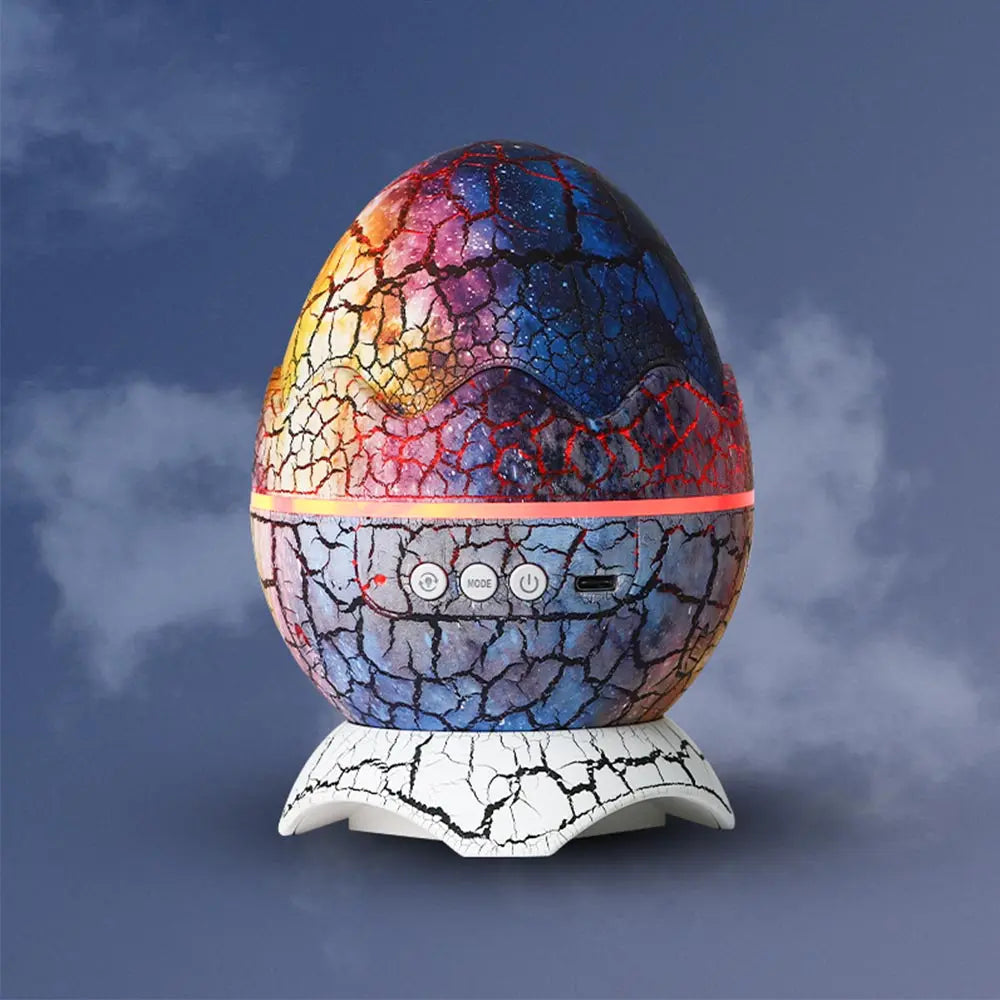 Galaxy Sky Modern Kids Adult Room Decor Dinosaur Egg Star Projector LED BT Music Speaker