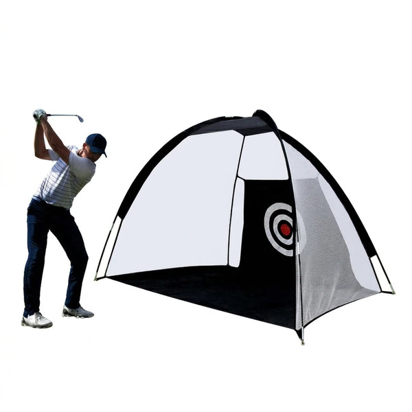 Portable Golf Swing Trainer Hitting Practice Nets Target Backyard Driving Range Training
