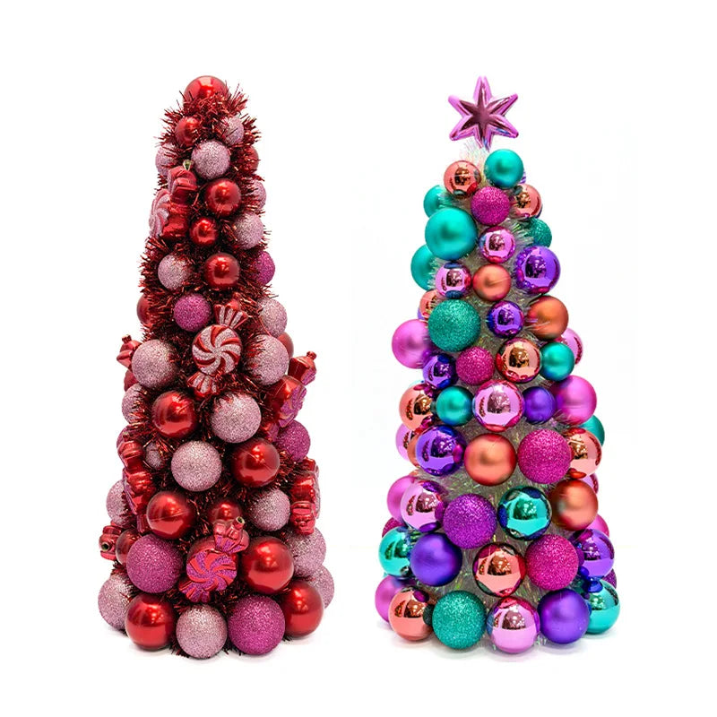 Customized Handmade Plastic Christmas Tree Topper Modern Minimalist Design Star-Topped