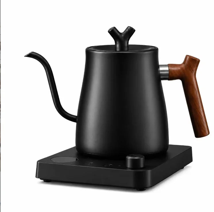 Stainless Steel Kettle 1000ML Black Digital Smart Pour Over Coffee Tea Temperature