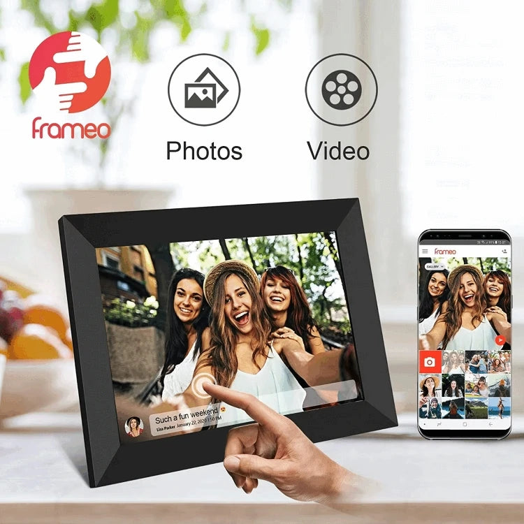10 Inch WiFi Digital Photo Frame with Cloud Sharing for Photos and Videos