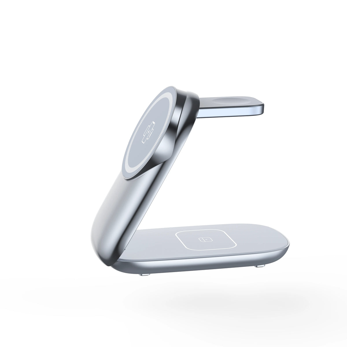 Mini Folding 3 in 1 Fast Wireless Charger Ultra Thin 3 in 1 Wireless Charging Station