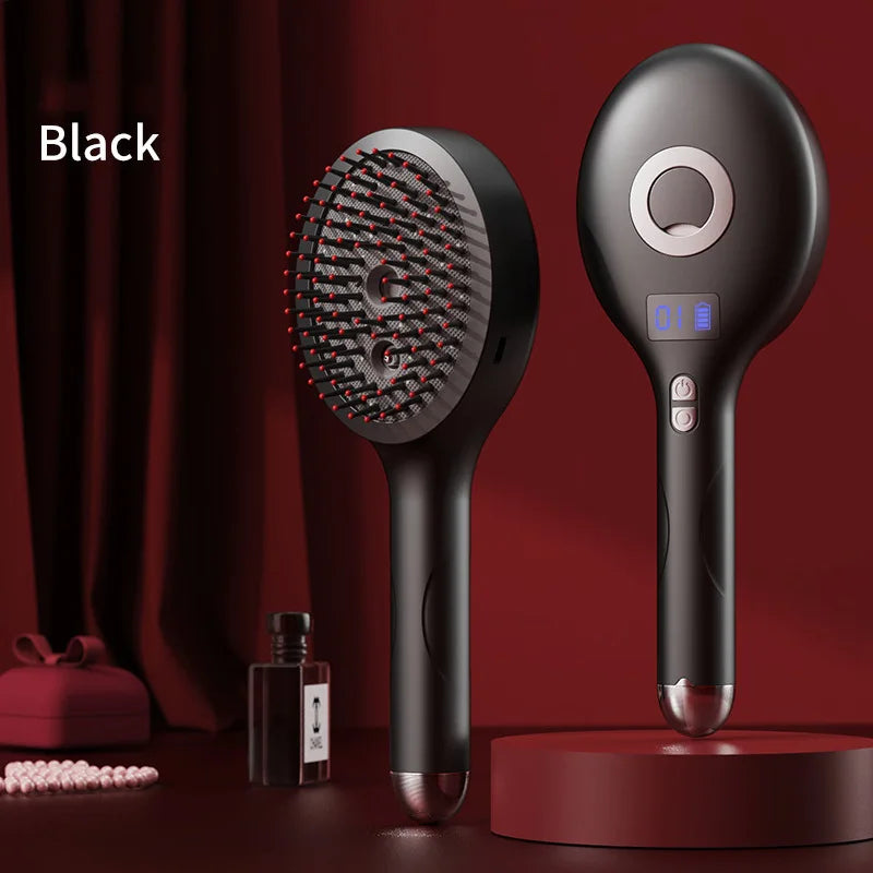 Electric Scalp Comb Full Body Relaxing Kneading Vibration Spray Hair Massager Head