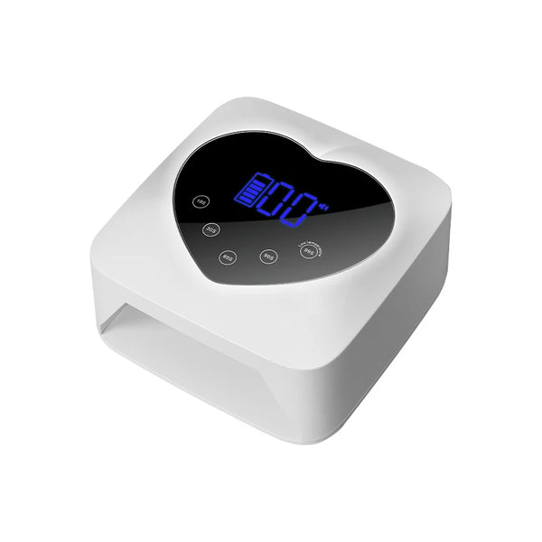 Power 72w Cordless LED Nail Lamp with Sparkle Diamond Light Rechargeable UV Lamp for Gel