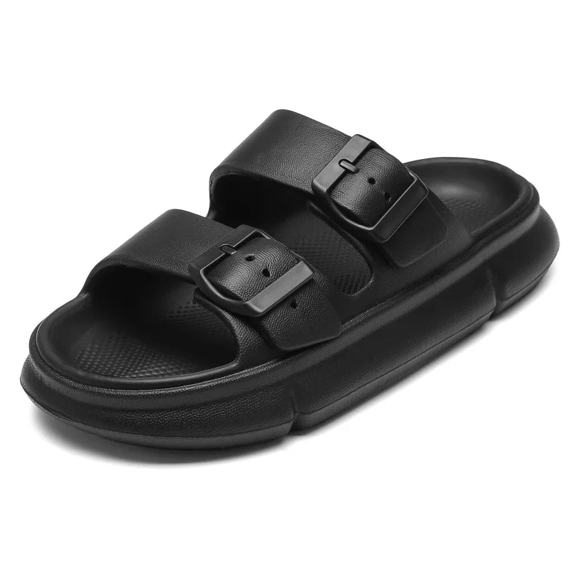 New Thick Bottom Cloud Slippers Unisex Soft Sole Slip On Slides Summer Outdoor Indoor