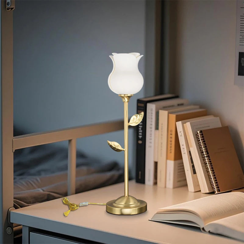 Luxury Small Portable Table Led Light Rechargeable Cordless Desk Lamp for Hotel