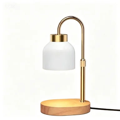 Electric Candle Warmer Lamp Timer Dimmer Adjustable Height Metal Jar Wax Melt Birthdays