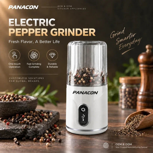 Custom Electric Pepper and Salt Grinder Set Portable Rechargeable Spice Powder Machine