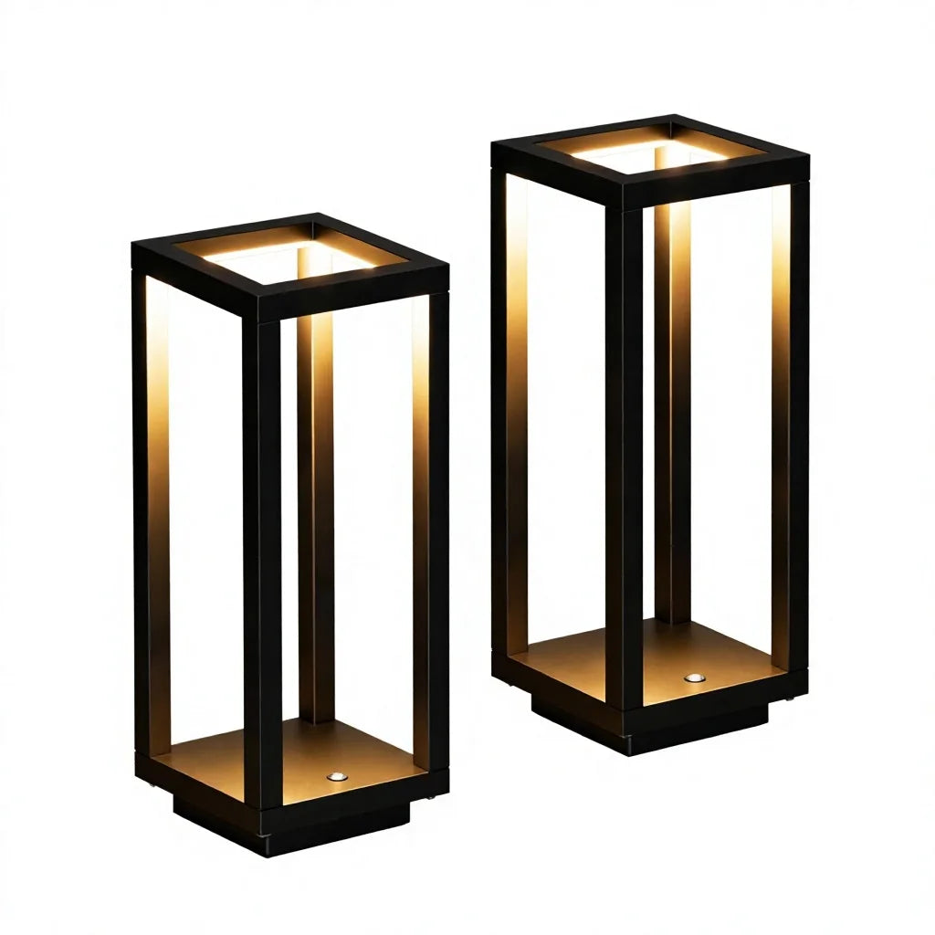 Modern Cordless Outdoor Rechargeable Table Lamp LED Portable Touch Control Waterproof