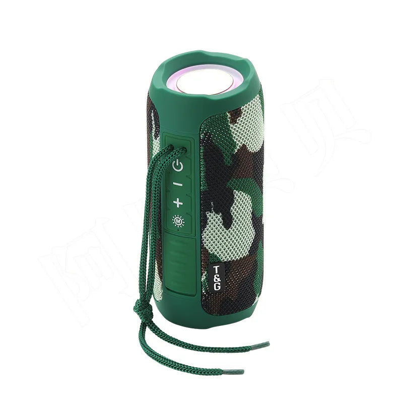 Waterproof Bluetooth 5.1 Wireless Speaker TG227 Portable Subwoofer USB Card Slot Outdoor