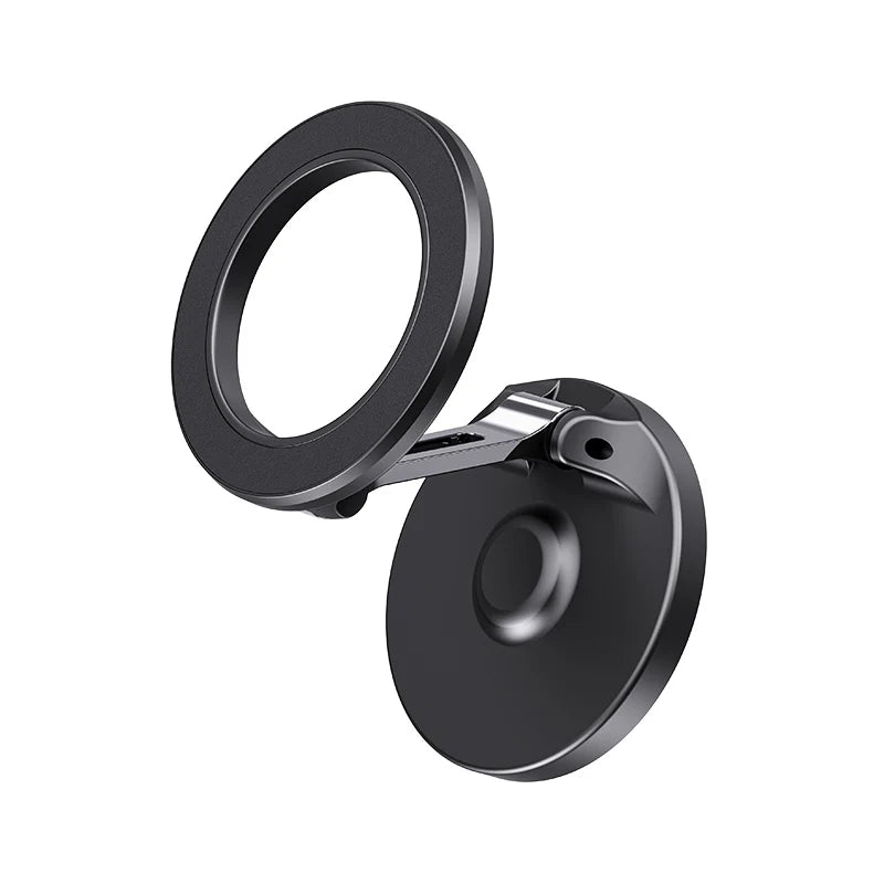 Adjustable Strong Magnetic Alloy Folding Car Mount Mobile Phone Holder for Dashboard