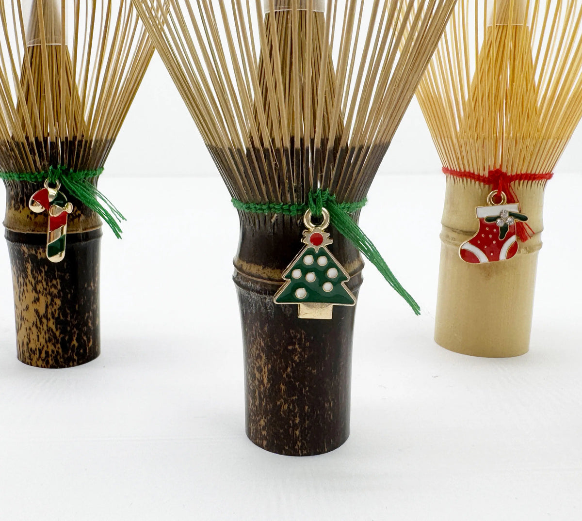 Handmade Japanese Matcha Whisk Ceremonial Customize Purple Shin Chasen With Charming