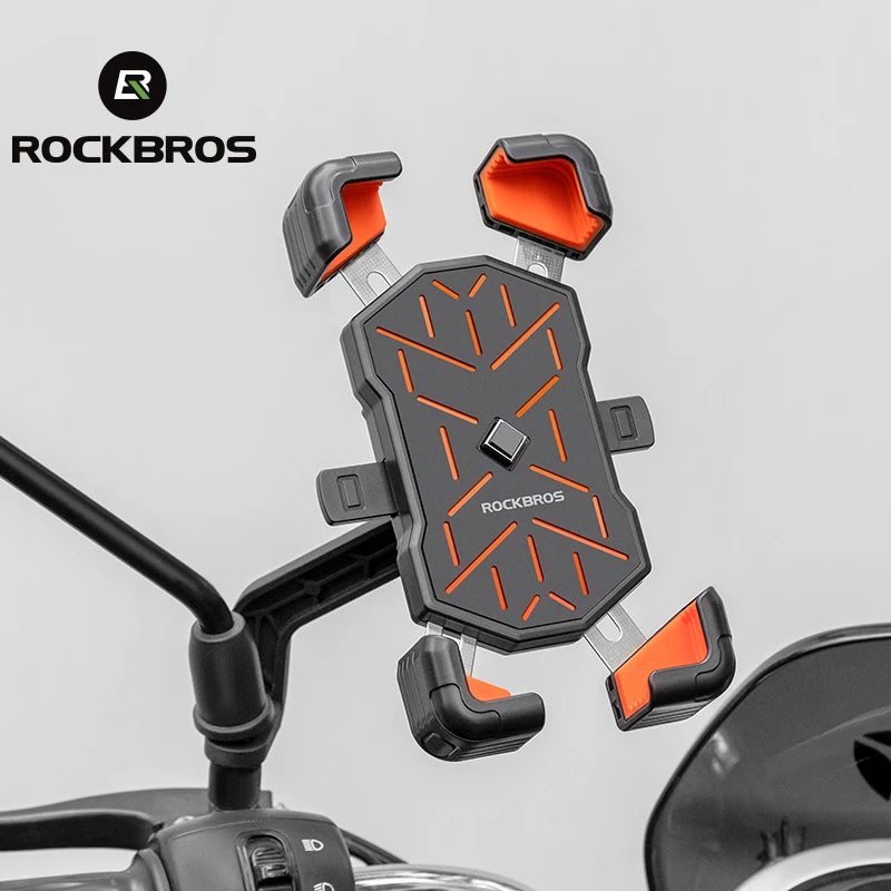 Bicycle Phone Holder Mount 360 Degree Adjustable Fit for 4.5-7.2 Inch Bike Handlebar Cell