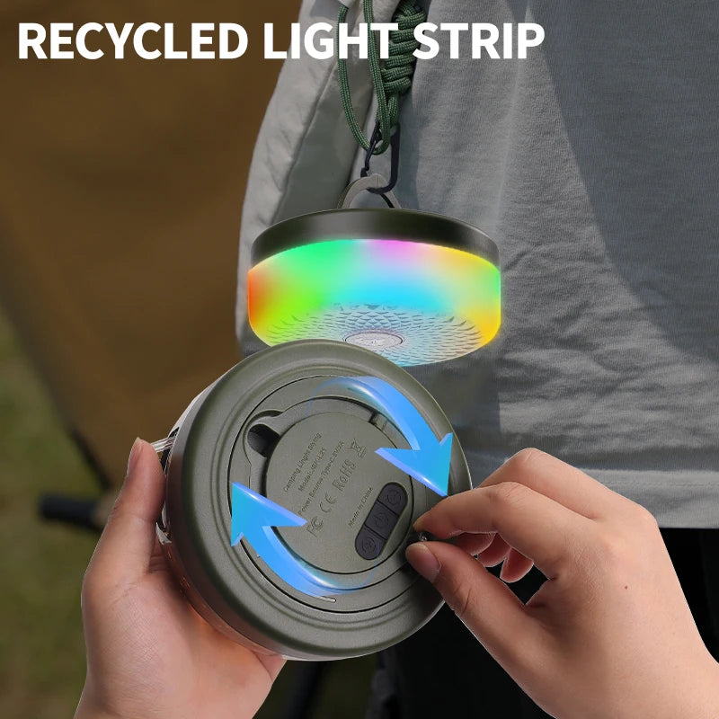 Multifunction LED Outdoor Camping Light Decorative Lamp Camping Lantern Rechargeable