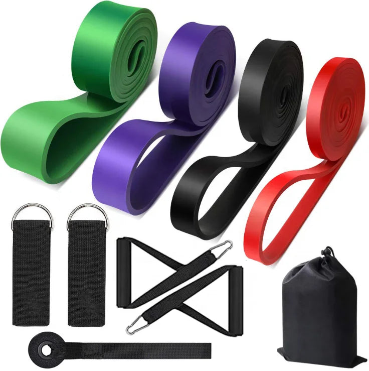 Custom Natural Latex Pull Up Assist Band Elastic Durable Stretching Yoga Fitness Power