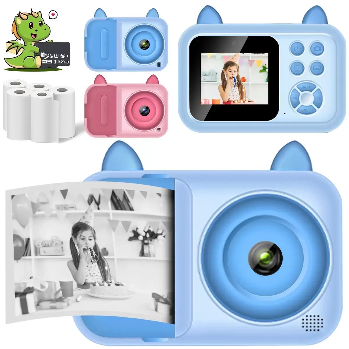 Children Digital Camera Children'S Educational Toys Gifts Video Camera Camcorder Mini