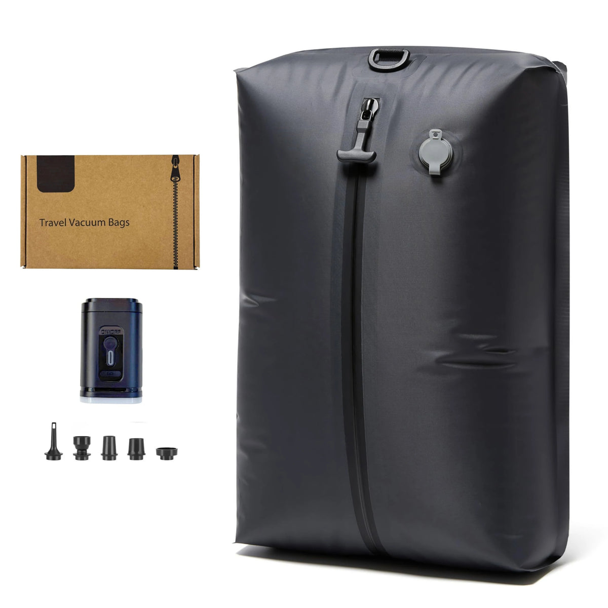 28L Black Large IPX8 Waterproof Lightweight Nylon Clothing Vacuum Seal Air Compression
